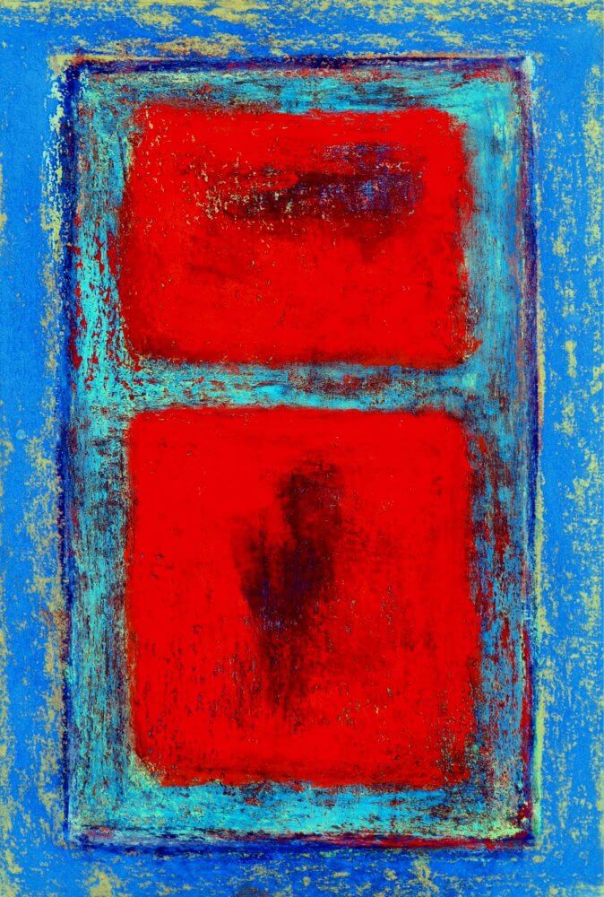 "Rothko's Window"; Pastel on card; 39 x 25 cms; framed 61 x 46 cms. SOLD